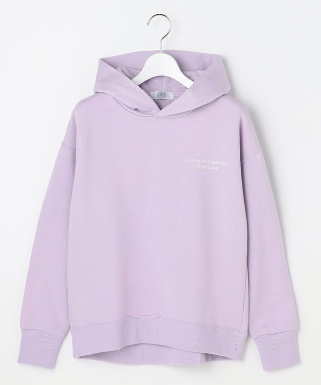 J.PRESS LADIES 【WEB限定】ロゴ裏毛 パーカー 【WEB限定】ラベンダー系