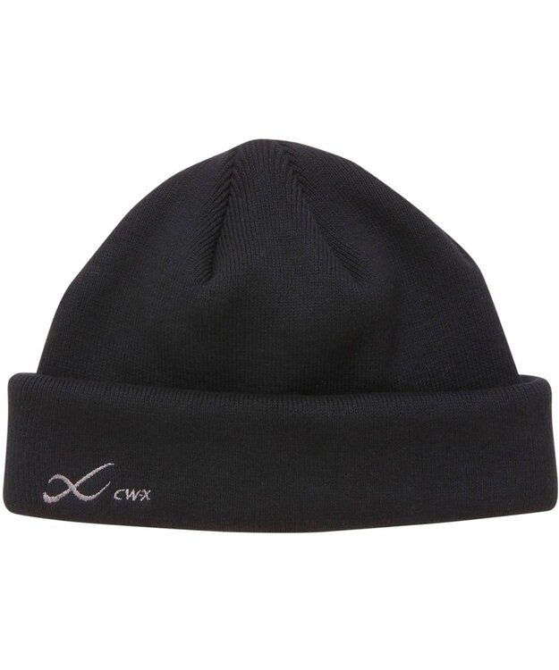 CW-X 【UNISEX】 CW-X ニットキャップ 綿100％ 3WAY仕様 被る深さ変更可能(3段階) 帽子 ユニセックス HYO410 /ワコール ブラック