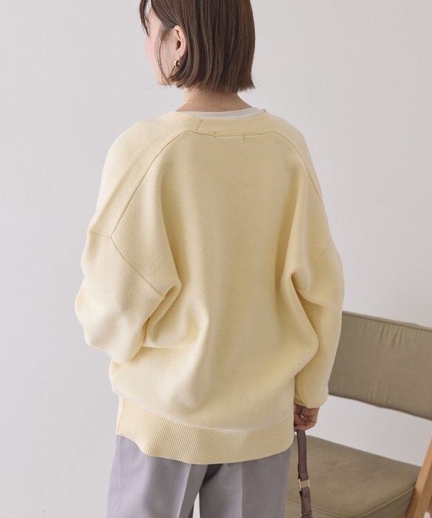 AMERICAN HOLIC Ｖネックニットカーディガン Yellow