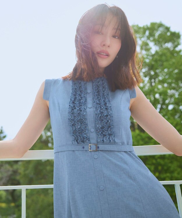 TOCCA 【00サイズあり】BUTTER ROSETTE ドレス ダルブルー系
