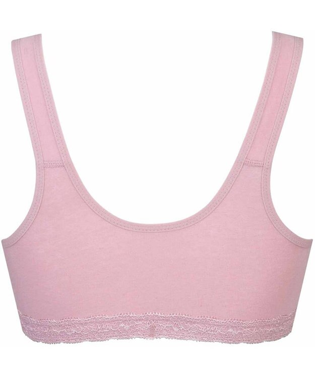 WACOAL 【ナイトアップブラ】 動画クリエイター nanakoななこさんコラボカラー登場 ナイトブラ 綿混(本体) 就寝時用 3Lまで対応 大きいサイズ ノンワイヤー レディース BRA166 /ワコール ストロベリー