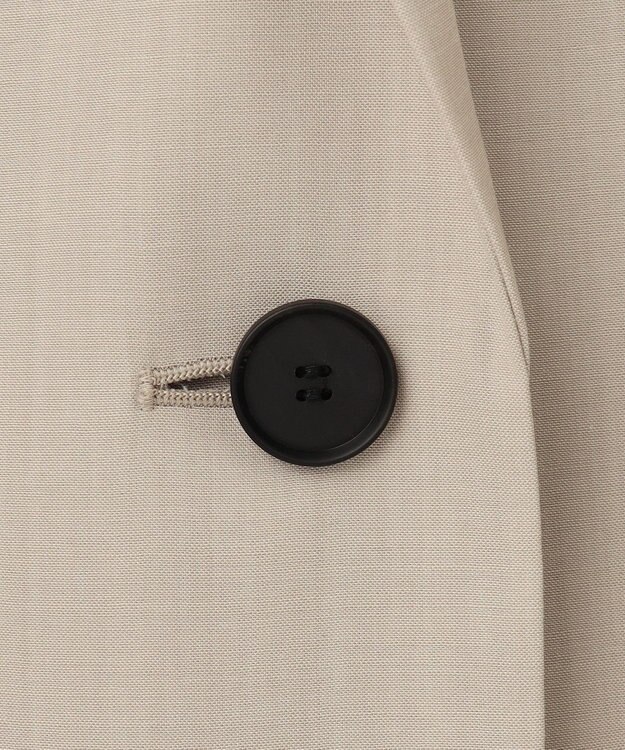 ICB 【洗える】 サマーウールトロ テーラードジャケット ライトオリーブ系