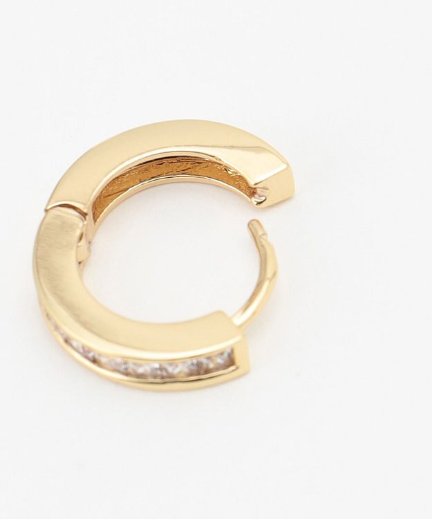 組曲 ストーンラインリングピアス ゴールド系