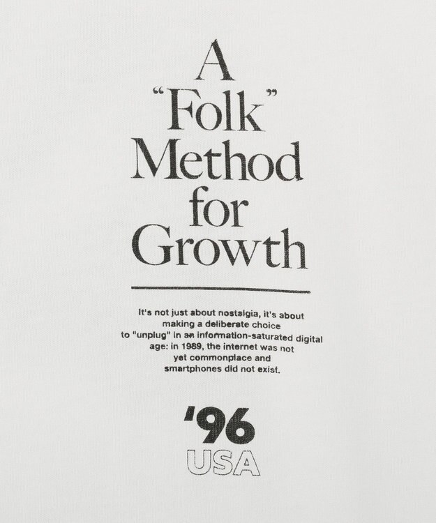 AMERICAN HOLIC BACK PHOTOプリントロンT Off White