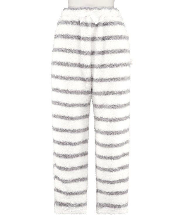 San-ai Resort（三愛水着楽園） 【fuwamoko home northerly】ふわもこロングパンツ チャコール