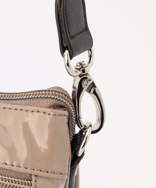 LA BAGAGERIE プリュイ ショルダーバッグ Sサイズ グレージュ