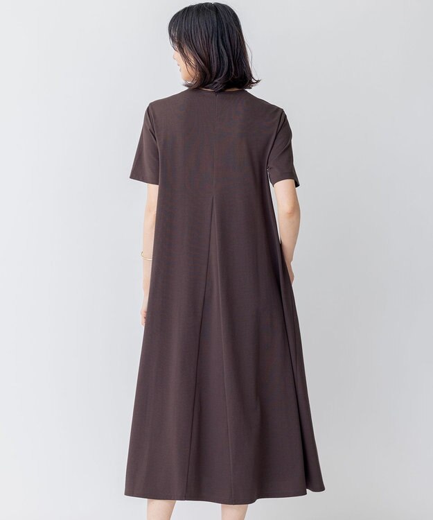 23区 【一部店舗限定】IT TEE フレア ワンピース ダークブラウン系
