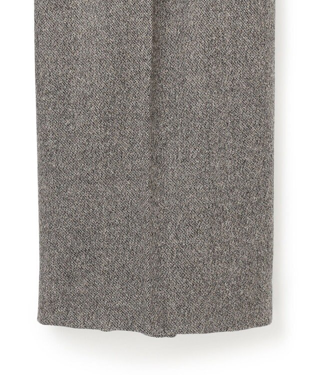 23区 S ラメミックスツイード タック ワイド パンツ モノトーン系