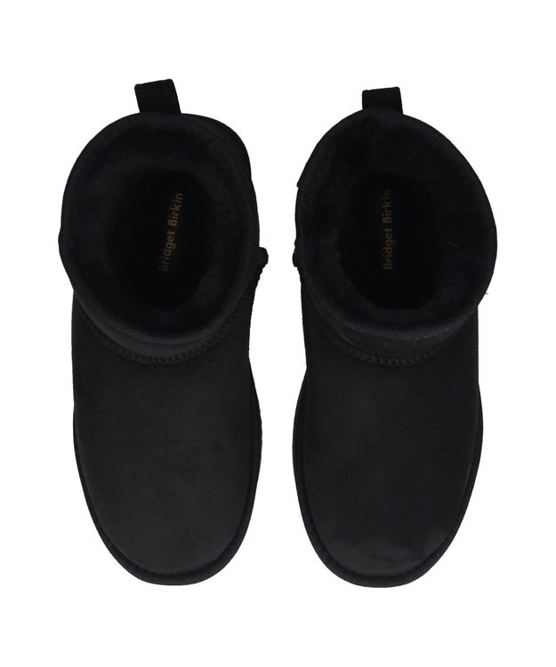 Bridget Birkin 【Bridget Birkin】スエード調ムートンブーツ ブラックスウェード