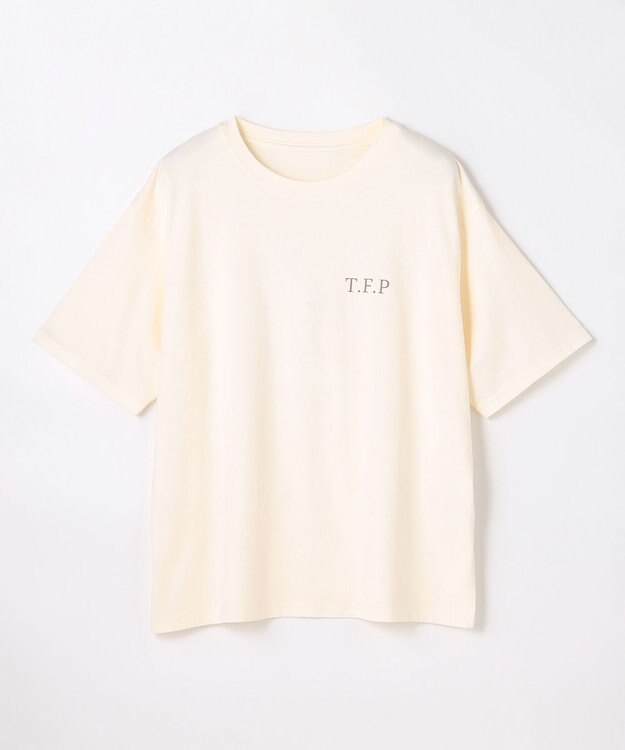 ANY ピグメントアソートロゴＴシャツ エクリュ