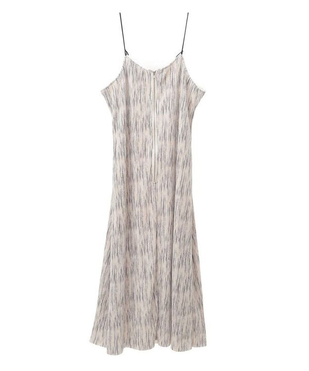 Green Parks ・ＥＬＥＮＣＡＲＥ　ＤＵＥ　フロントＺＩＰプリーツワンピ Beige