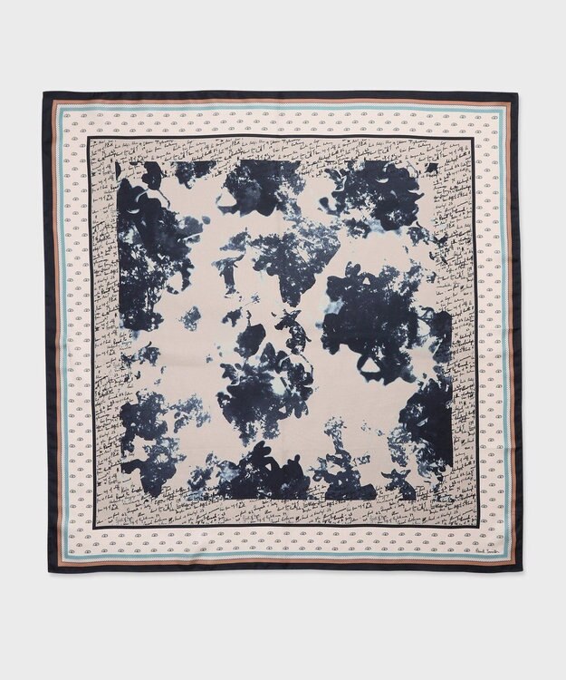 Paul Smith Travel Scarf シルク スカーフ ネイビー