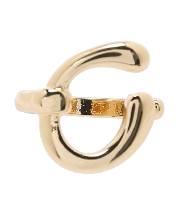 AMERICAN HOLIC イニシャルリングＧＬＤ C