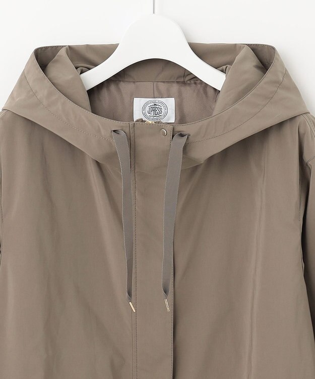 J.PRESS LADIES 【撥水加工】Artirosa フード ブルゾン ブラウン系
