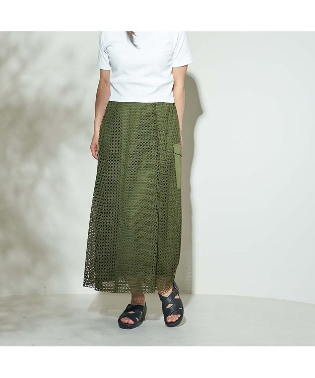 ing <ing>【WEB限定】【3E】クロスデザインサンダル ブラック