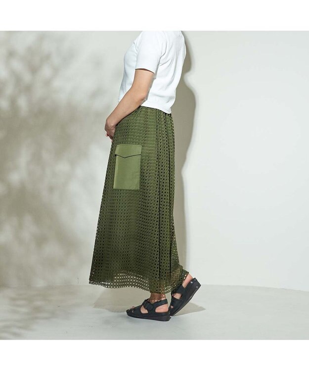 ing <ing>【WEB限定】【3E】クロスデザインサンダル ブラック