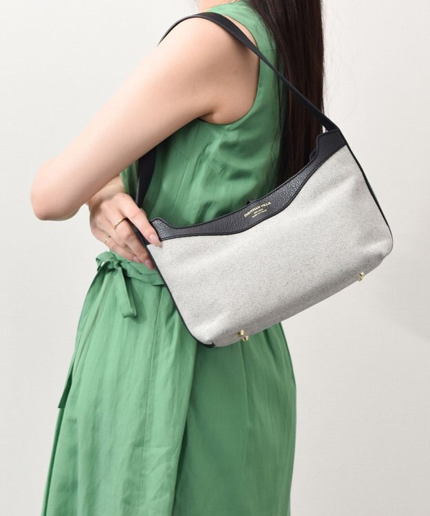 INTER-CHAUSSURES 【CHRISTIAN VILLA】ワンショルダーバッグ ブラックコンビ