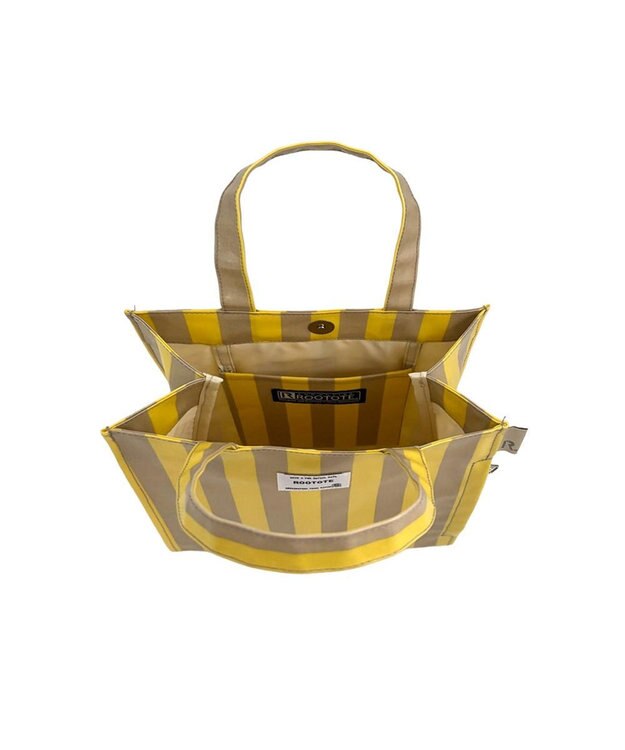 ROOTOTE 3530【ルートート】EU.スクエア.ラミネート-W 02：イエロー・ベージュ