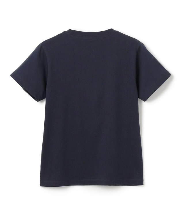 UNFILO 【110-150cm】CLEAN Tee(UNISEX) ネイビー[ライトイエローロゴ1]