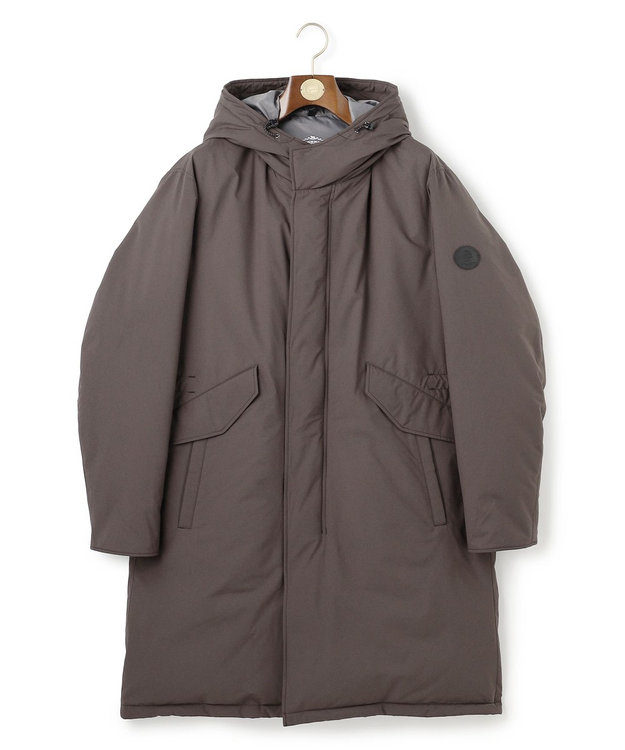 J.PRESS MEN 真冬の上質ドレスダウン【軽量 / 保温性 / 撥水性 / 透湿】ストレッチタフタ ADSモッズダウン コート カーキ系