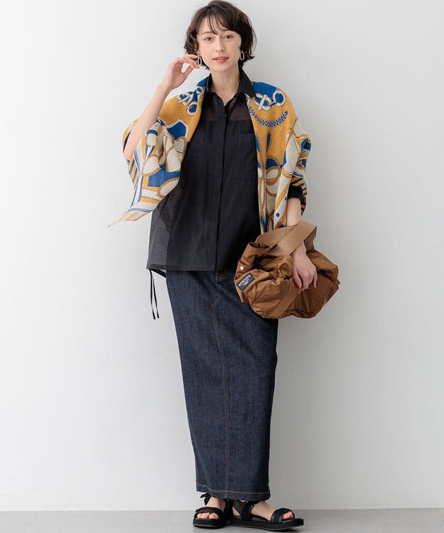 23区 NOMADIS バスクポケット ショルダーバッグ ブラウン系