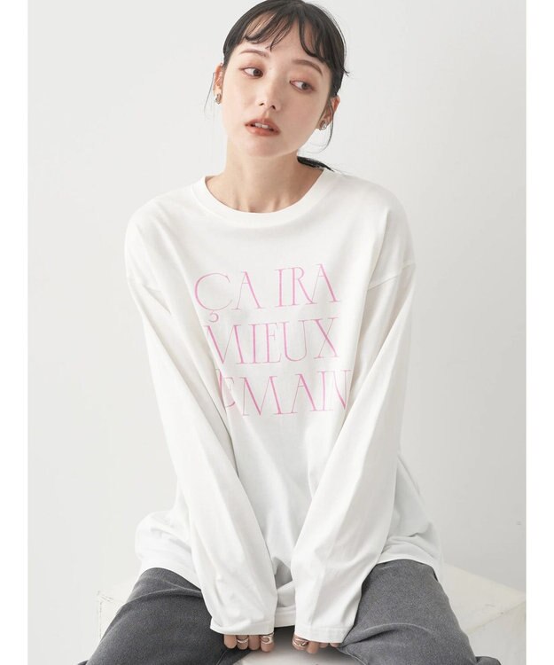 earth music&ecology ＣＡ　ＩＲＡ　ＭＩＥＵＸ　ＤＥＭＡＩＮ　ロンＴ Off White