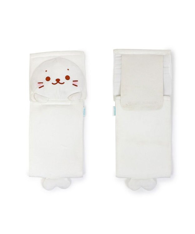 Mother garden しろたん トイレットペーパーホルダーカバー ホワイト