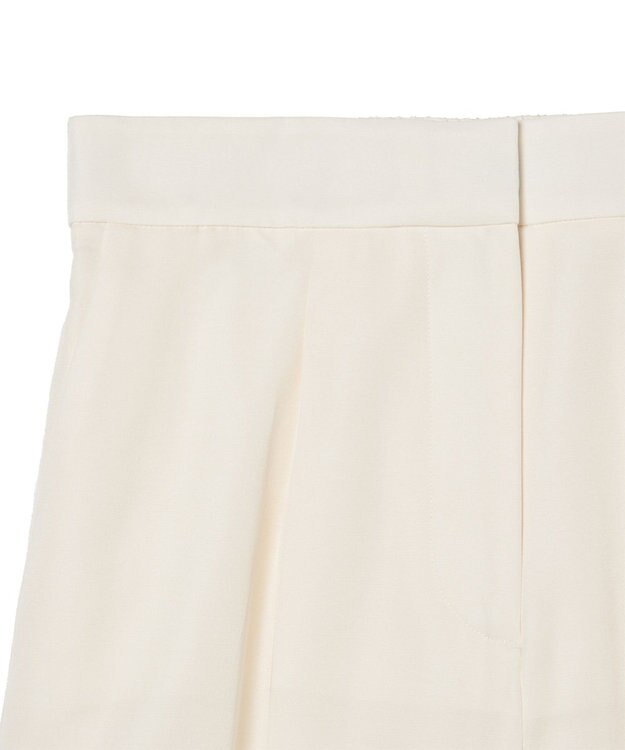 JOSEPH ソフトコットンシルク　ワイドトラウザーズ Ivory