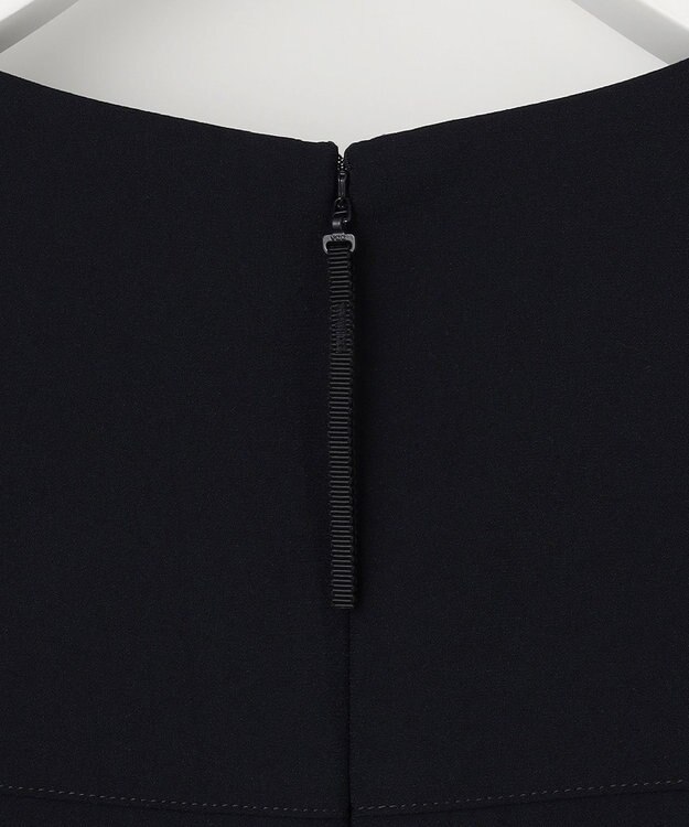 J.PRESS LADIES 【セットアップ対応・人気素材】Light ジョーゼット ワンピース ネイビー系