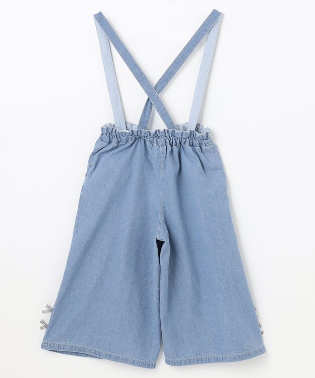 ANY KIDS デニム ガウチョパンツ ブルー