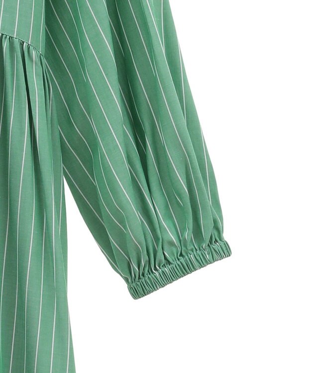 AMERICAN HOLIC サラックールアソートギャザーワンピース Stripe Green