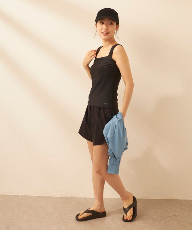 OP／FILA 【FILA】リゾート水着&カバーアップ4点セット ブルー