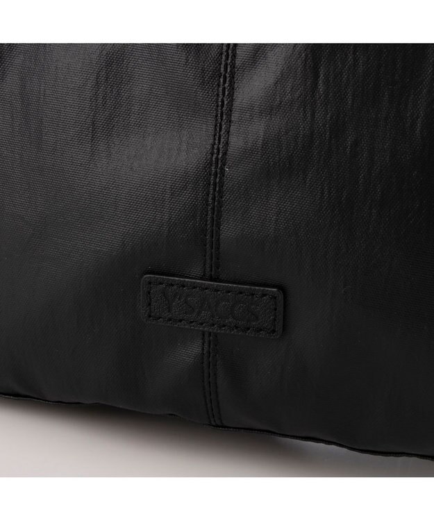 Y'SACCS コーティングナイロンリュック ブラック
