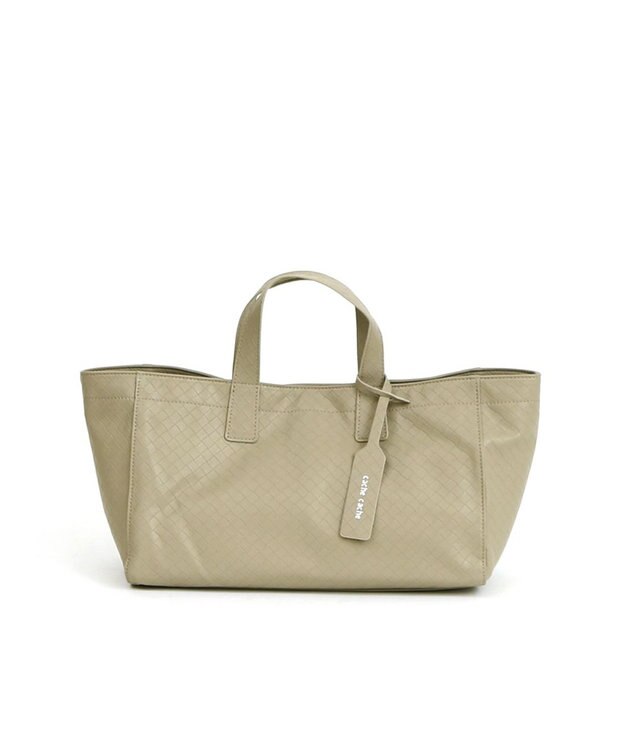 UNBILLION カシュカシュ cachecache / メッシュエンボス横長ショッパートート ベージュ