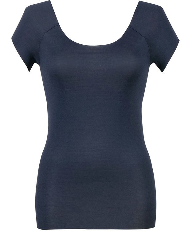 Wing インナー 【綿の贅沢オーガニック フラットタイプ】 オーガニックコットン混素材 ひびきにくくさらっと薄くて軽い ２分袖 EL1248 ウイング／ワコール コン