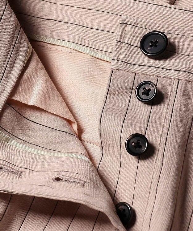 Paul Smith ストライプ ワイドトラウザーズ アイボリー