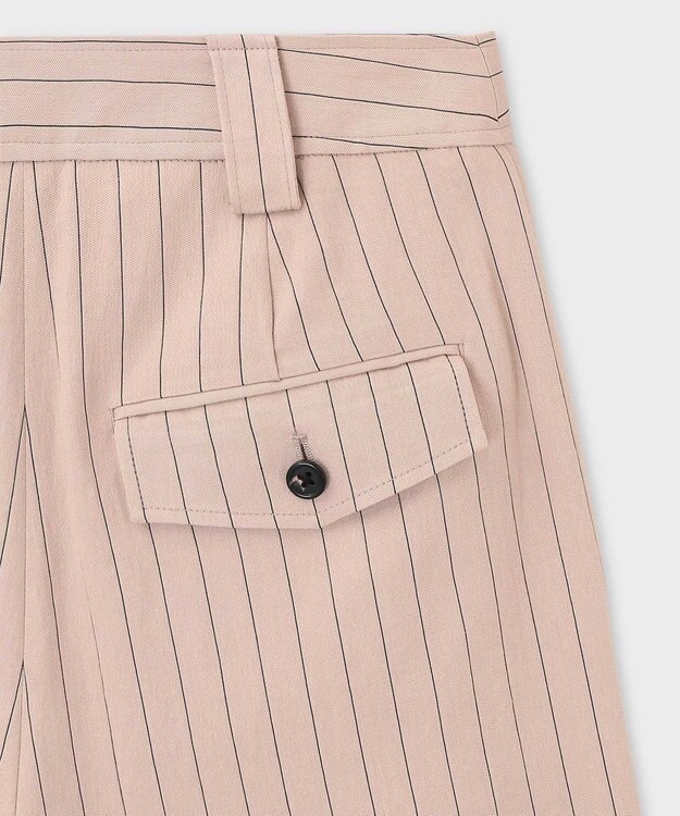 Paul Smith ストライプ ワイドトラウザーズ アイボリー