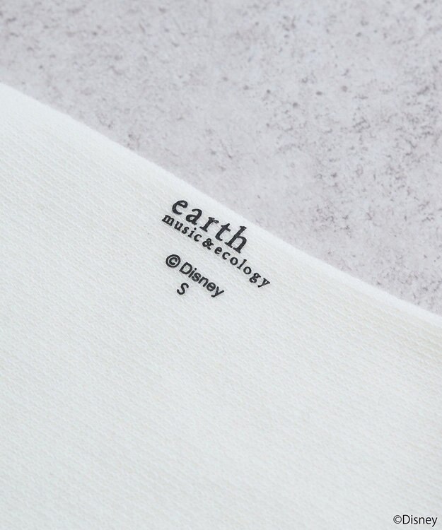 earth music&ecology チップ＆デール／ラインソックス Beige