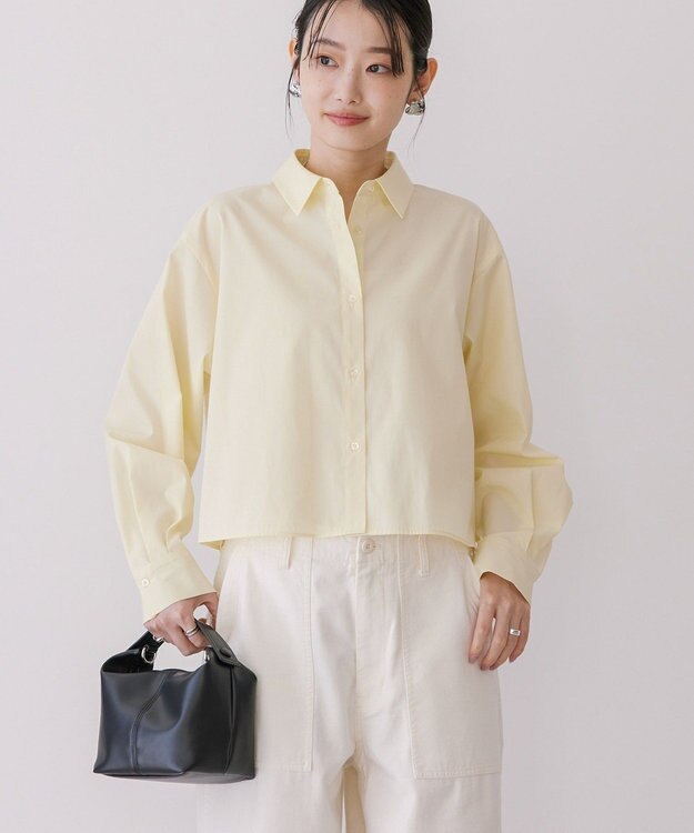AMERICAN HOLIC クロップドシャツ Yellow