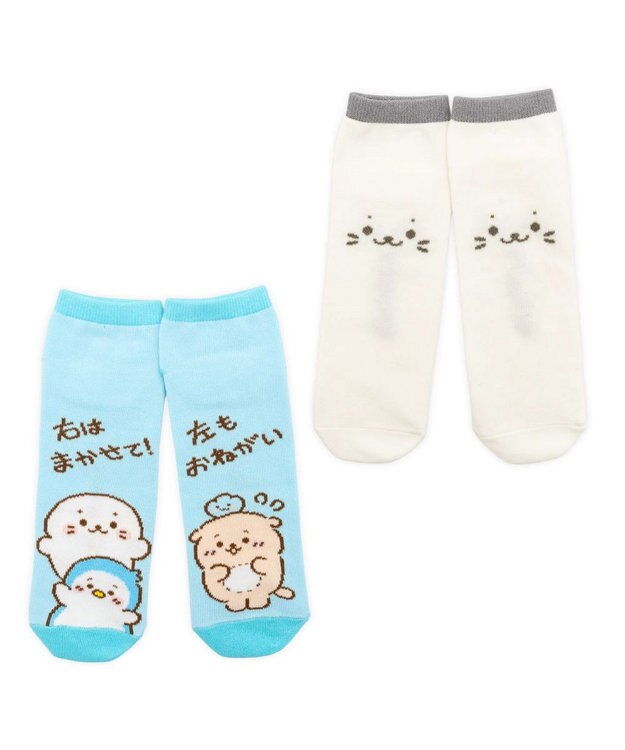 Mother garden しろたん スニーカー丈ソックス 2足セット 《顔ぼん・まかせておねがい》 25～27cm 顔ぼん・まかせておねがい