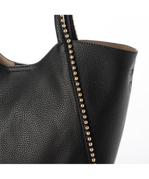 UNBILLION cachecache ボールチェーン2wayトートバッグ ブラック