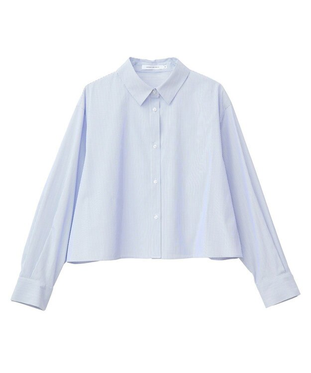 AMERICAN HOLIC クロップドシャツ Stripe