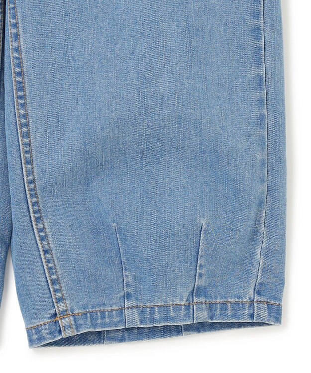 UNFILO 【110-150cm】カーブワイドデニム ミッドブルー