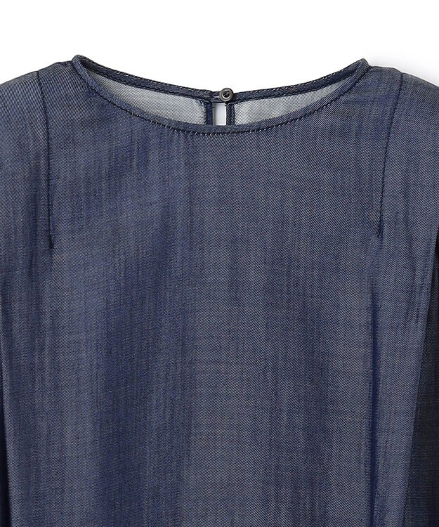 uncrave リヨセルデニム ノースリーブブラウス インディゴ