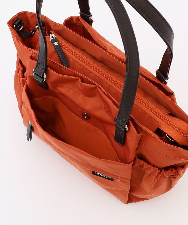LA BAGAGERIE 【MONICA】ポーチ付き3WAYトートバッグ オレンジ