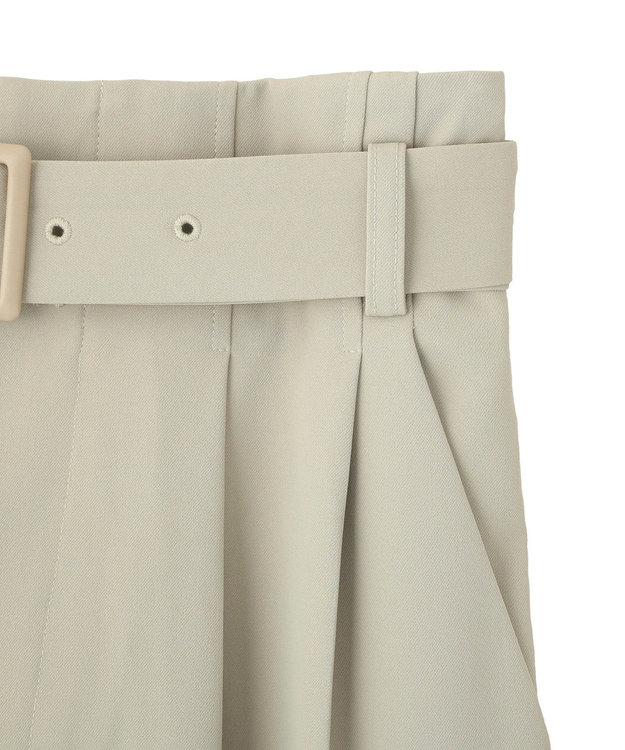 CRAFT STANDARD BOUTIQUE ハイウェストベルトワイドパンツ Light Beige