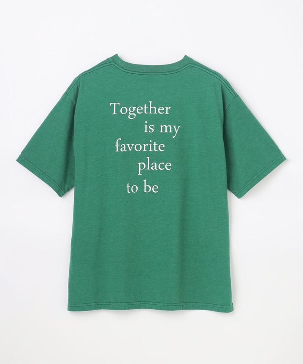 ANY ピグメントアソートロゴＴシャツ グリーン