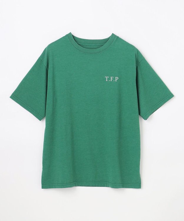 ANY ピグメントアソートロゴＴシャツ グリーン