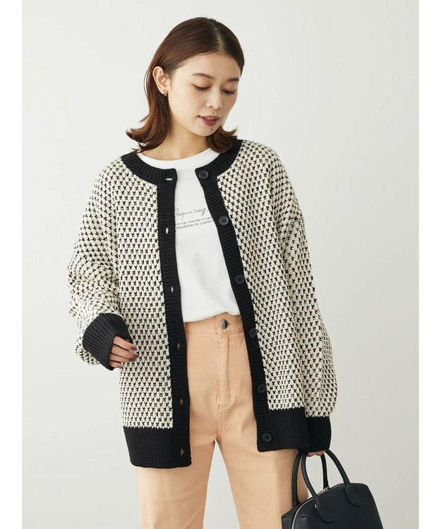 Green Parks ・ＳＵＧＡＲ　ＳＰＯＯＮ　２ｗａｙニットカーディガン Off White