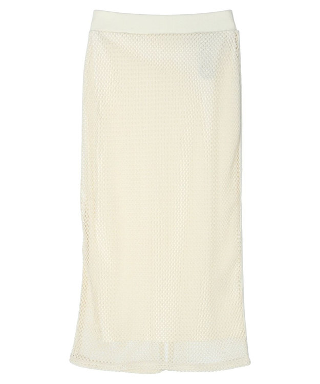 マチャット　メッシュスカート 大花プリントメッシュスカート | natural couture(ナチュラル